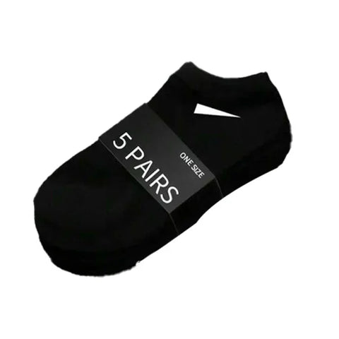 5/10/20/30 Pairs Unisex Plain Color Boat Socks – Thin, Breathable, Anti-Odor, Sweat-Absorbing Ankle Socks for Men & Women - Himpall