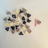 5/10/20/30pcs Beige Mixed Pack Small Clips Cute Girl Accessories - Perfect for Daily Use Special Occasions or Travel