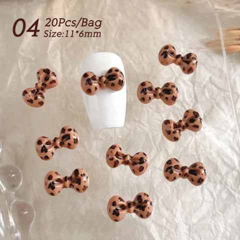 5/10Pcs Metal Heart & Butterfly Rhinestones – 3D Nail Art Charms - E04