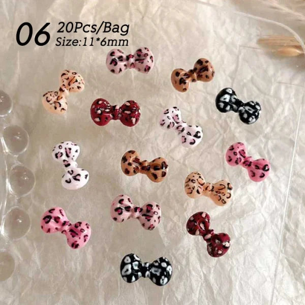 5/10Pcs Metal Heart & Butterfly Rhinestones – 3D Nail Art Charms - E06