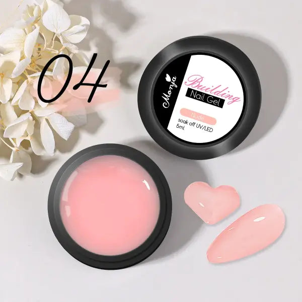 5/15ml Clear Non-Stick Hand Extension Gel – 3D Shaping & Sculpting UV/LED Hard Gel for Nails - 5ml nude