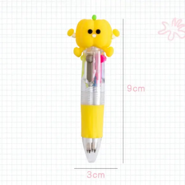 5-30 Pcs Cute Cartoon Four-color Pen for Kids Birthday Kindergarten Home-school Carnival Christmas Boys and Girls Gift