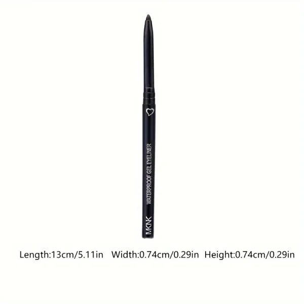 5-Color Eyeliner Pencil Set – Waterproof, Long-Lasting, Easy-Wearing Eyeliner Pen in Blue, Black & Brown - Himpall