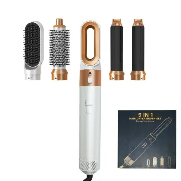 Professional Hair Dryer Brush Set for Salon Styling - Gold / AU / China Mainland