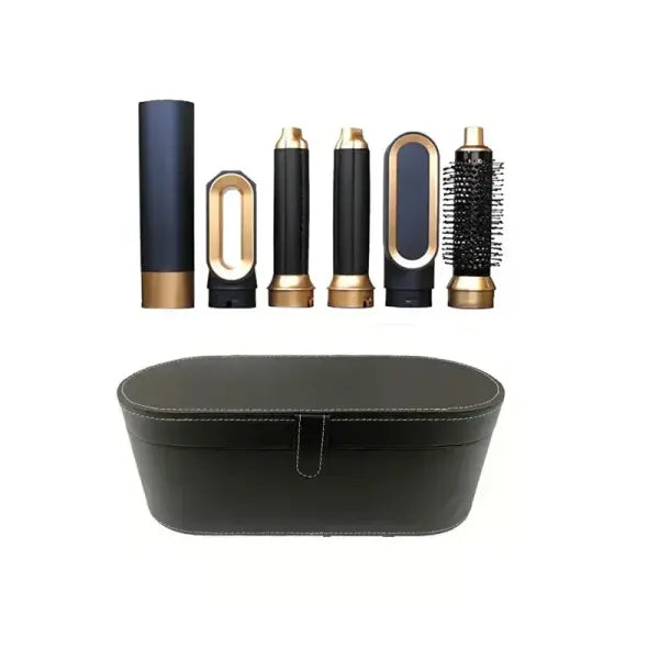 Professional Hair Dryer Brush Set for Salon Styling - Gold blue set 1 / AU / China Mainland