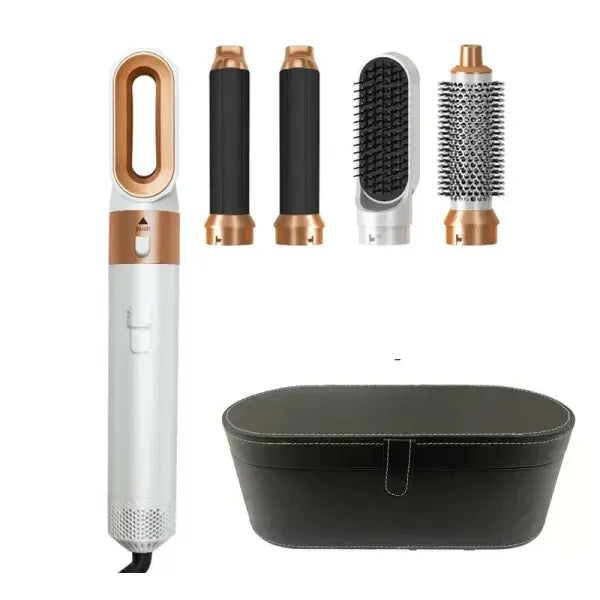 Professional Hair Dryer Brush Set for Salon Styling - Gold Set 2 / AU / China Mainland