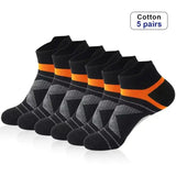 Quality socks men breathable cotton casual ankle socks 5 pairs
