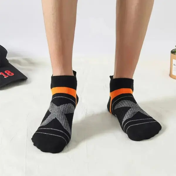 Quality socks men breathable cotton casual ankle socks 5 pairs