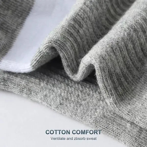 Quality socks men breathable cotton casual ankle socks 5 pairs