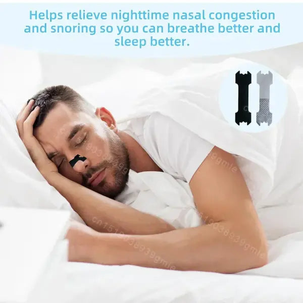 50/30/20PCS Anti-Snoring Nasal Strips – Breath Support Nose Patch for Better Sleep