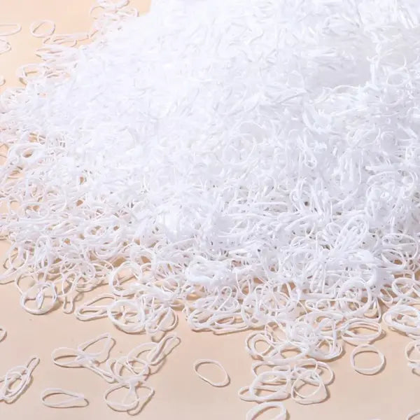 2000pcs Girls Colourful Disposable Rubber Band Hair Ties 500 to 2000 Pack - 18 / 1000pcs