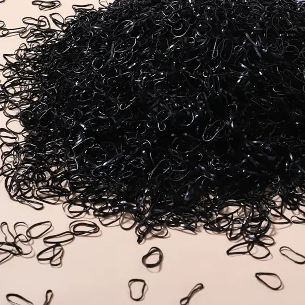 2000pcs Girls Colourful Disposable Rubber Band Hair Ties 500 to 2000 Pack - 17 / 500pcs