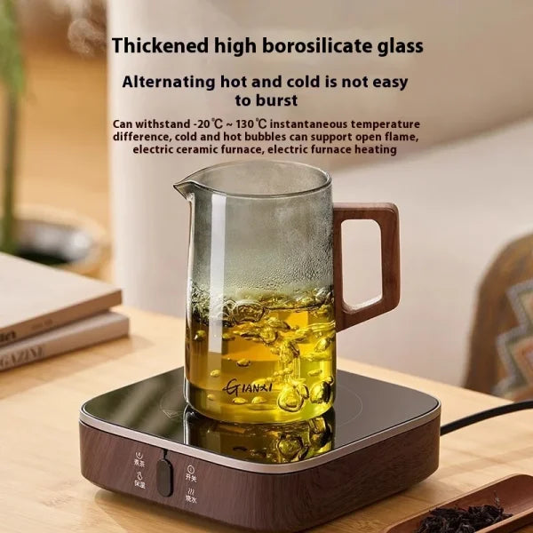 500ML Magnetic Suction Teapot – High Temperature Resistant Glass Tea Brewing Kettle - Himpall
