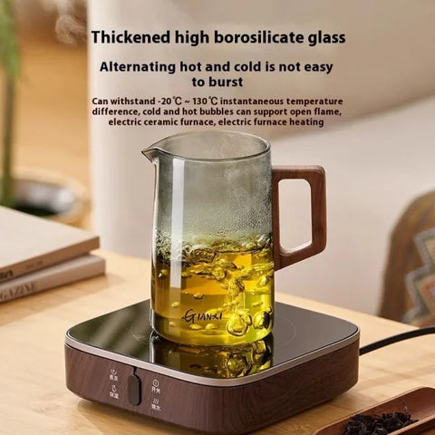 500ML Magnetic Suction Teapot – High Temperature Resistant Glass Tea Brewing Kettle - Himpall