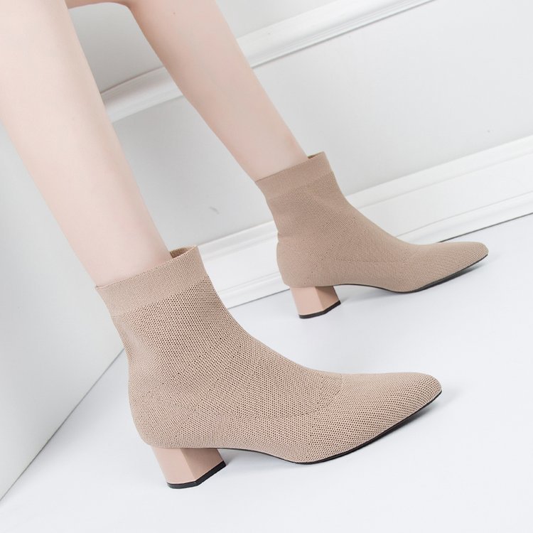 Hannah Women Boots with Urban Style and Adhesive Soles