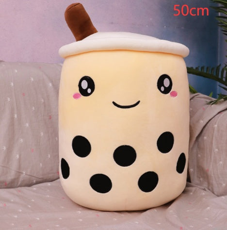 Cute Fruit Drink Plush Doll and Stuffed Animal Hugging Pillow - light coffee / 50cm