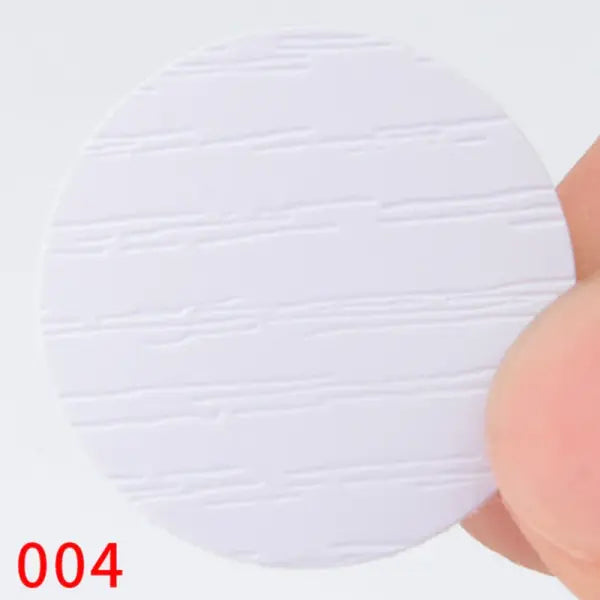 54pcs/Sheet Self-Adhesive Furniture Screw Cap Covers Round Wood Texture Stickers for Cabinets - 102