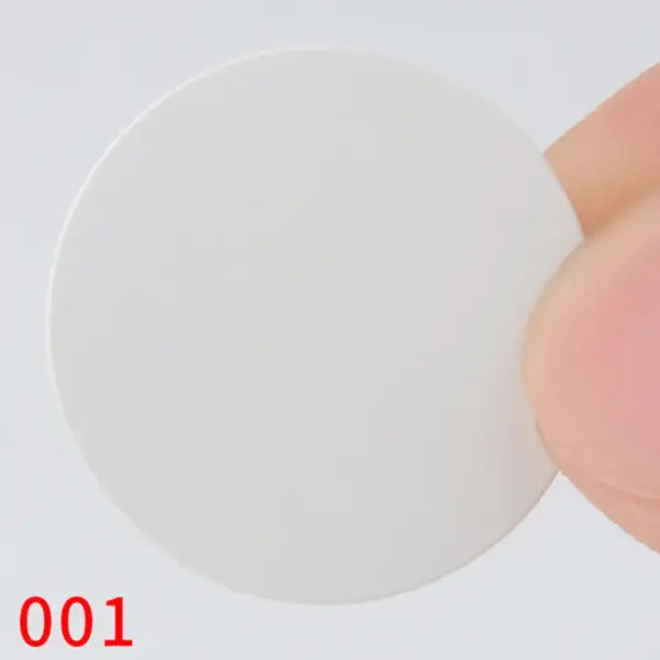 54pcs/Sheet Self-Adhesive Furniture Screw Cap Covers Round Wood Texture Stickers for Cabinets - 001