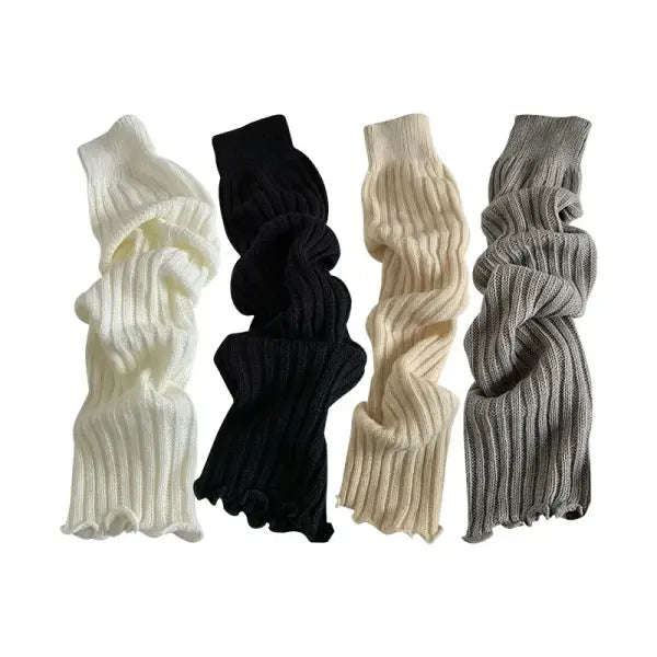 57cm Japanese Lolita Leg Warmers – Women’s Gothic Y2K Ankle & Long Thin Knitted Socks for Cosplay