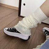 57cm Japanese Lolita Leg Warmers – Women’s Gothic Y2K Ankle & Long Thin Knitted Socks for Cosplay