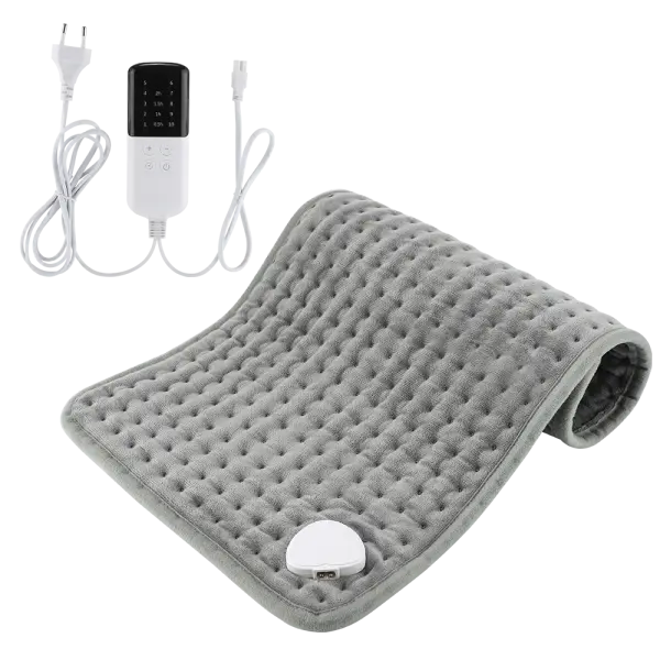 Electric Heating Blanket 58×29cm – Winter Warm Heated Pad for Bed & Sofa Thermal Home Warmer Mat - 60x30cm 10-levels