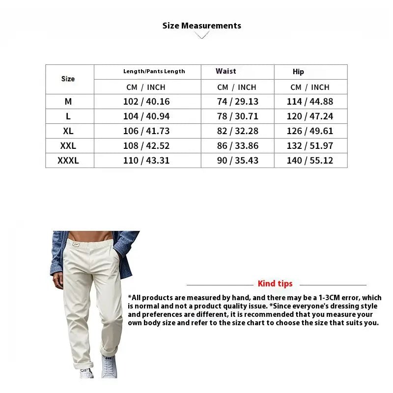Quick Dry Trousers Loose Fit Polyester Fiber – Comfortable Casual Pants
