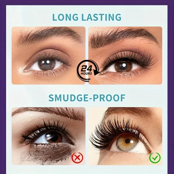 5D Extreme Volume Lash Mascara – Waterproof, Long-Lasting, Natural Thickening & Curling Effect - Himpall