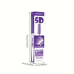 5D Extreme Volume Lash Mascara – Waterproof, Long-Lasting, Natural Thickening & Curling Effect - Himpall