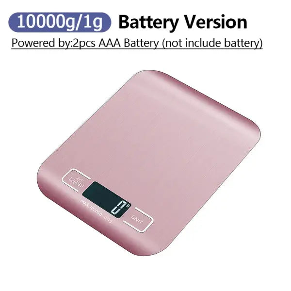 5kg/10kg Digital Kitchen Scale LCD Display Stainless Steel Electronic Scales Home Jewelry Food Snacks Weighing Baking