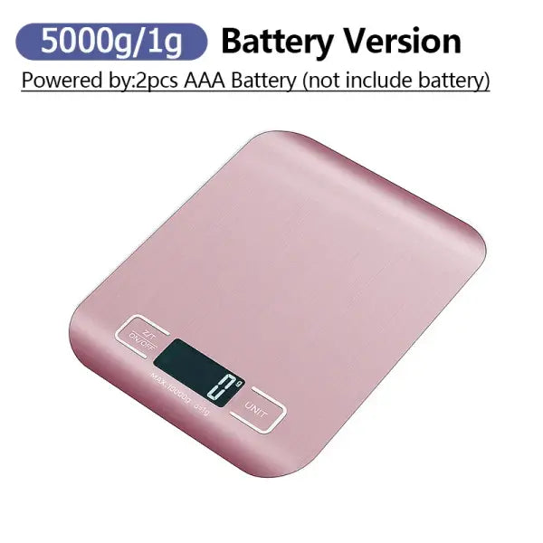 5kg/10kg Digital Kitchen Scale LCD Display Stainless Steel Electronic Scales Home Jewelry Food Snacks Weighing Baking