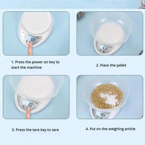 5kg/1g Electronic Scales Portable Digital LED Display Food Balance Measuring Weight Scale Kitchen Baking Scale Kitchen