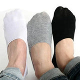 5Pairs Men Boat Cotton Socks Summer Bamboo Fiber Low Cut Socks