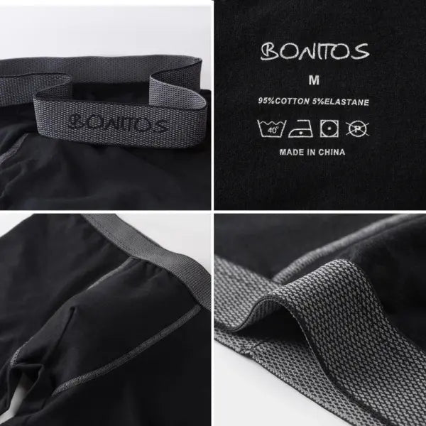 Cotton Elastane Boxer Shorts Luxury Set for Gym Wear