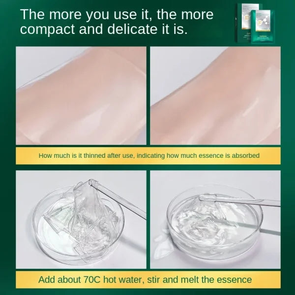 5pcs Seaweed Collagen Crystal Mask – Replenishing Fruit Jelly Skin Care - Himpall