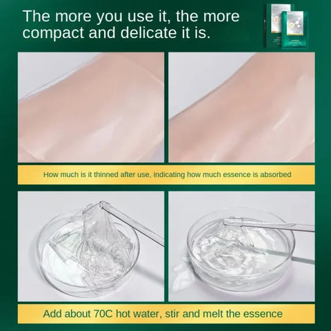 5pcs Seaweed Collagen Crystal Mask – Replenishing Fruit Jelly Skin Care - Himpall