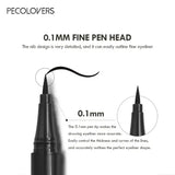 5PCS/Set Smooth Liquid Eyeliner Pen Waterproof Long-lasting Makeup Black Ultra-fine Pen Tip,Create A Charming Eye