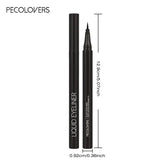 5PCS/Set Smooth Liquid Eyeliner Pen Waterproof Long-lasting Makeup Black Ultra-fine Pen Tip,Create A Charming Eye