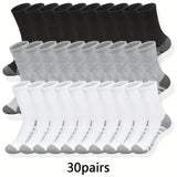 6/10/30Pairs of High-Quality Soft and Comfortable Men’s Running Socks Summer Sweat Wicking and Breathable Basketball
