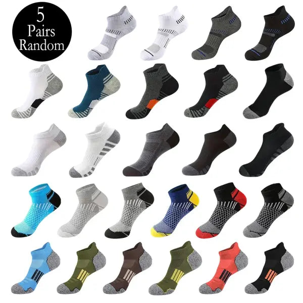 Colorful Men Socks Cotton Low Cut Casual Business Footwear