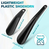 6.29‘’ 7.87‘’ Lightweight Plastic Shoehorn with Travel Shoe Horn Helper for Men Women-Kids Aid Accessories