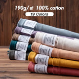 6.7oz 190GSM Combed Cotton T-Shirt – Solid Color Unisex Summer Tee for Custom Team & Class Uniforms