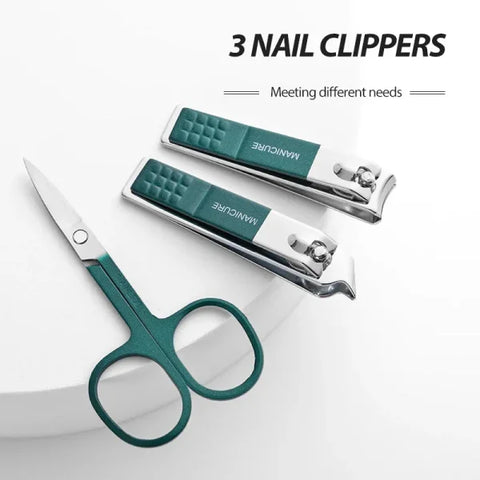 6-Piece Nail Scissors Set – High-End Portable Manicure Clippers for Men & Women - Himpall