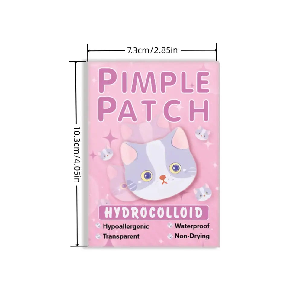 600pieces of cartoon cat acne patches facial acne patches concealer acne patches and pimples patches. Ultra-thin