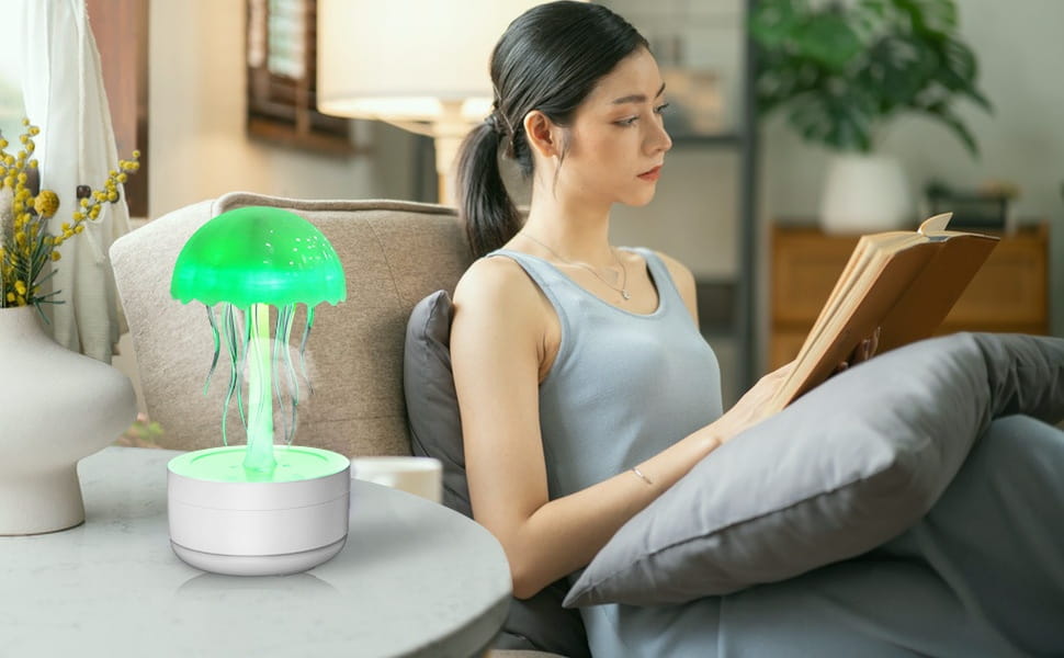 Jellyfish Humidifier Fragrance Diffuser – Colorful Night Light & Heavy Fog