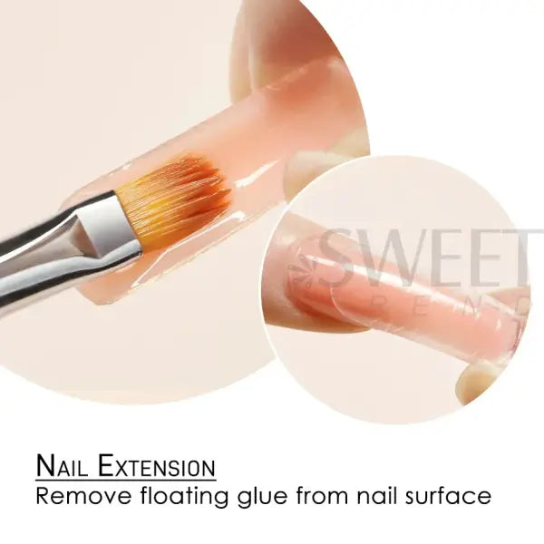 60ml Surface Sticky Layer Nails Degreaser Solution Excess Gel Polish Remover Liquid Cleanser Plus Manicure Solvent Tool