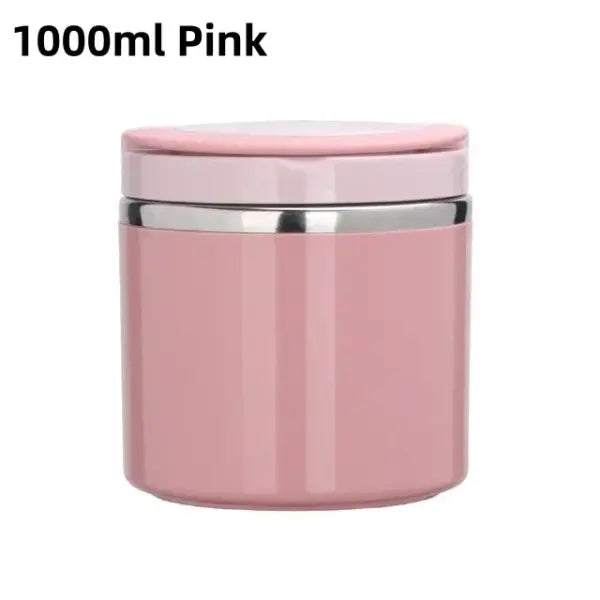630/1000ml Food Thermal Jar Insulated Soup Cup Thermos Containers Stainless Steel Lunch Box Thermo Keep Hot for School