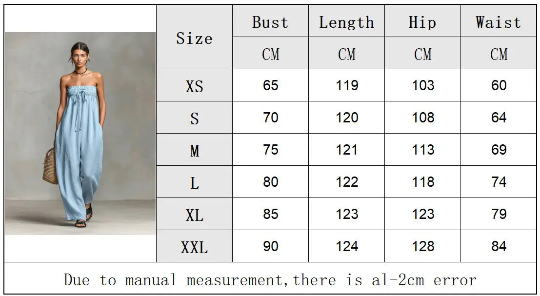 Strapless Ruched Jumpsuit Summer Fashion for Elegant Leisure