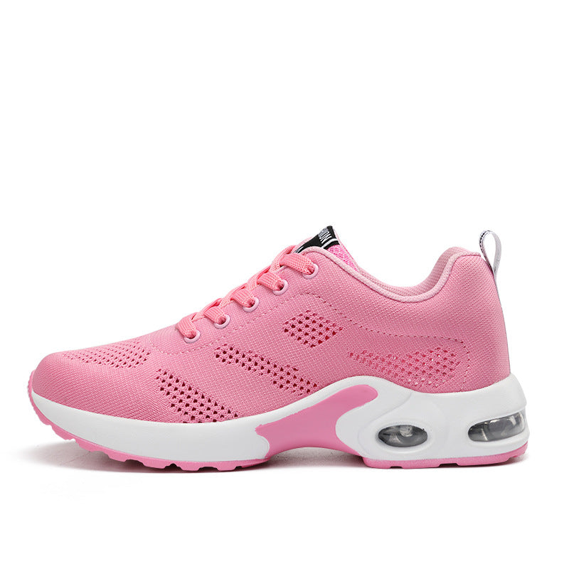 Breathable Mesh Women Sports Casual Shoes in All Sizes - Pink / 35