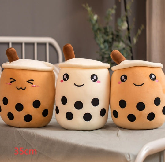 Cute Fruit Drink Plush Doll and Stuffed Animal Hugging Pillow - Family / 35CM