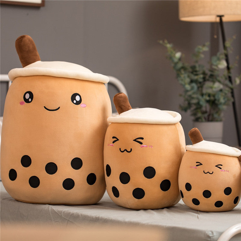 Cute Fruit Drink Plush Doll and Stuffed Animal Hugging Pillow
